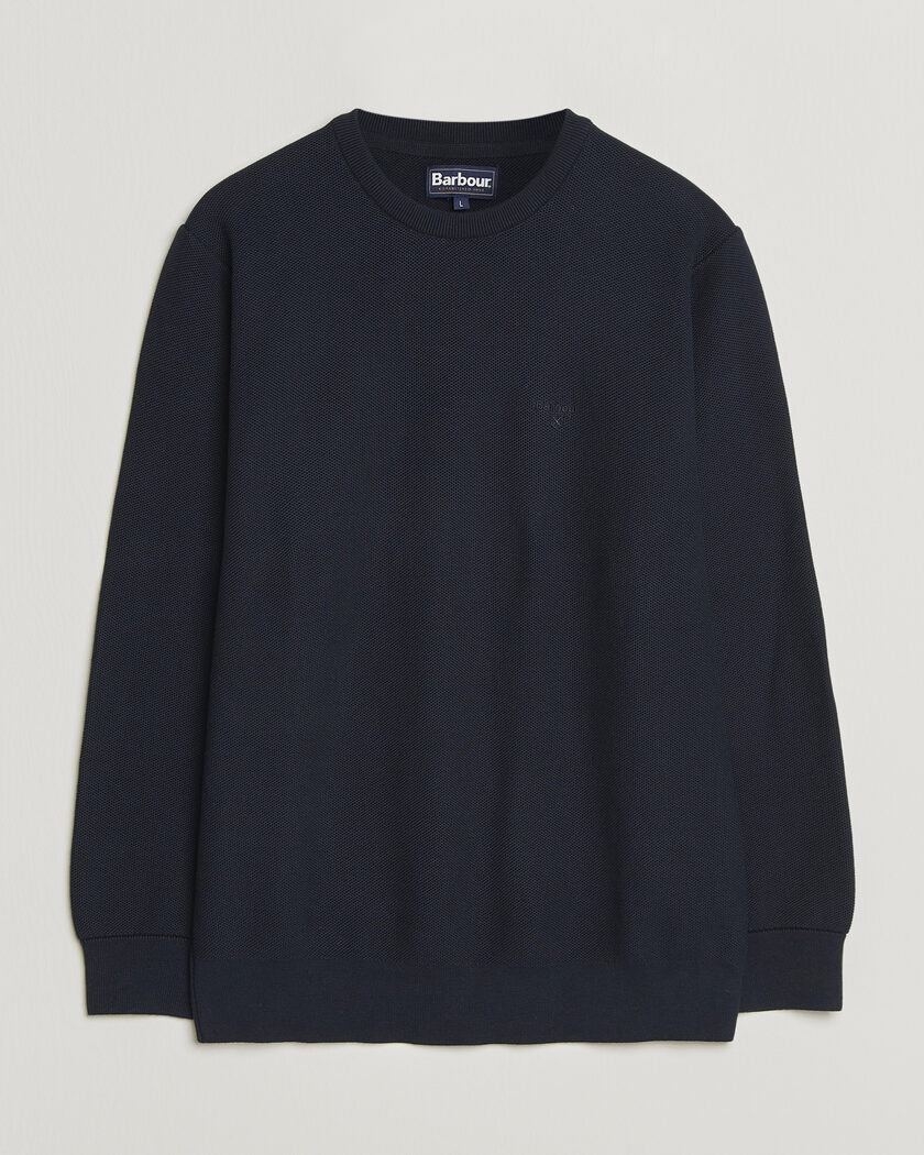Barbour Lifestyle Honeycomb Crew Neck Navy – Sininen
