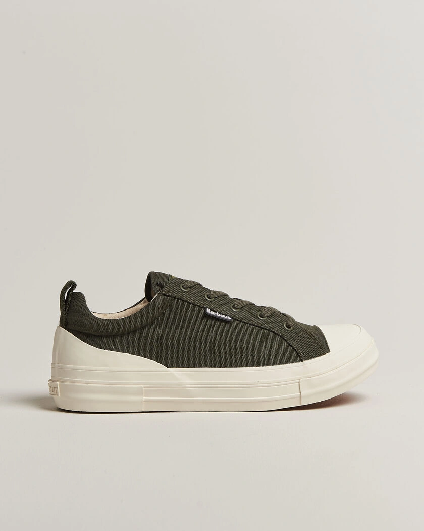 Barbour Lifestyle Stanhope Canvas Sneakers Olive – Vihreä