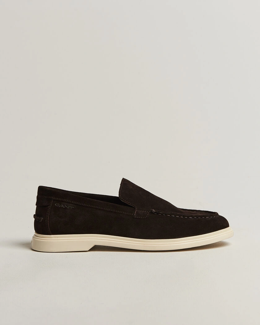 Gant Boery Suede Loafer Dark Brown – Ruskea