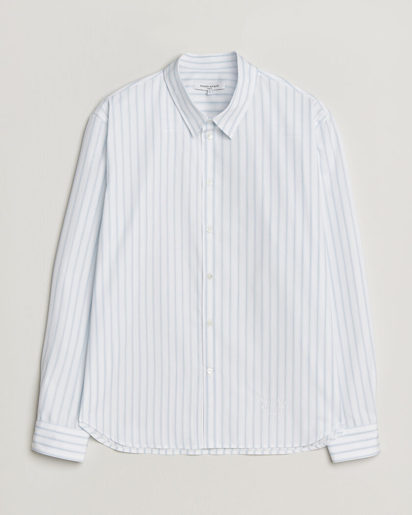 Maison Kitsuné Casual Striped Shirt Blue/White – Monivärinen