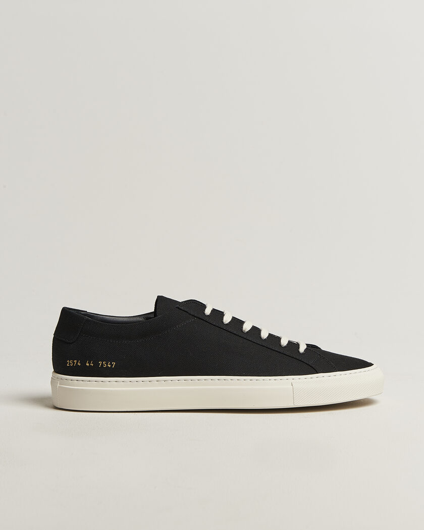 Common Projects Original Achilles Canvas Sneaker Black – Musta