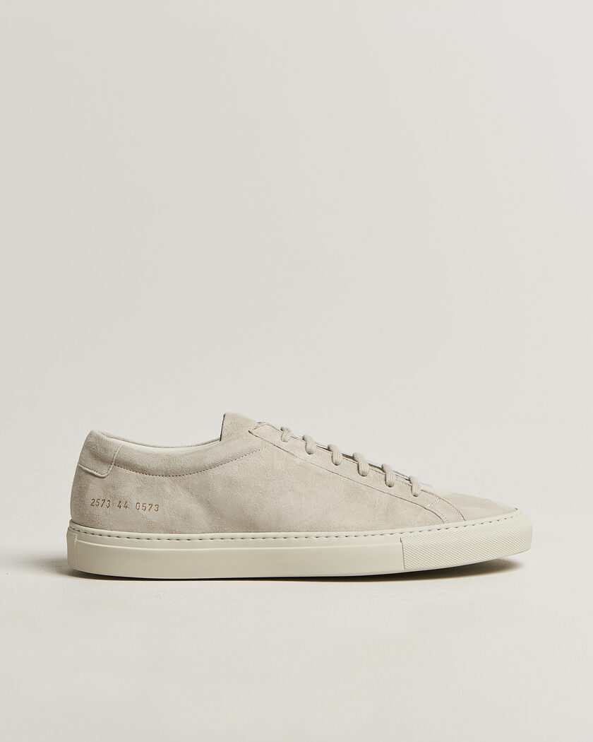 Common Projects Original Achilles Suede Sneaker Light Grey – Harmaa