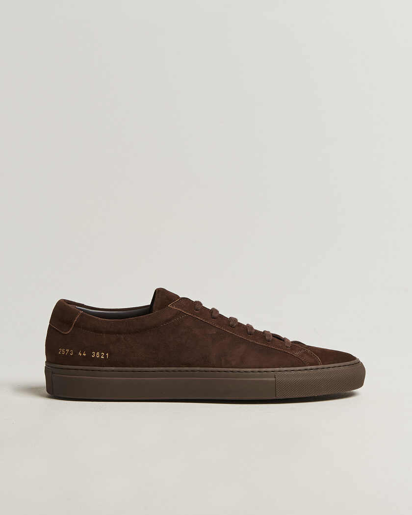 Common Projects Original Achilles Suede Sneaker Brown – Ruskea