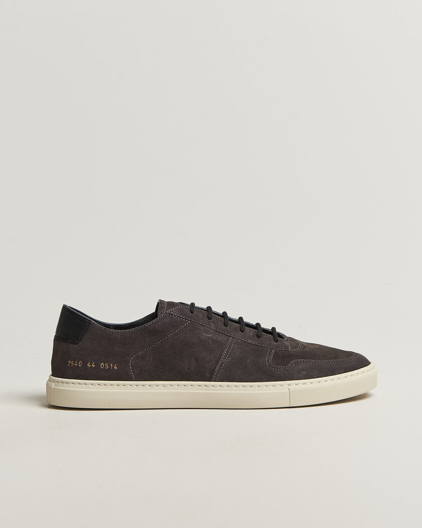 Common Projects BBall Slim Deconstructed Suede Sneaker Off Black – Musta