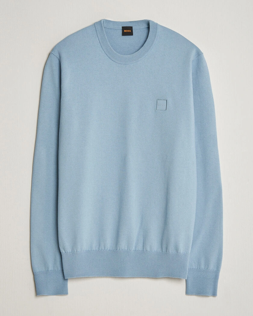 BOSS ORANGE Kanovano Knitted Sweater Light Blue – Sininen