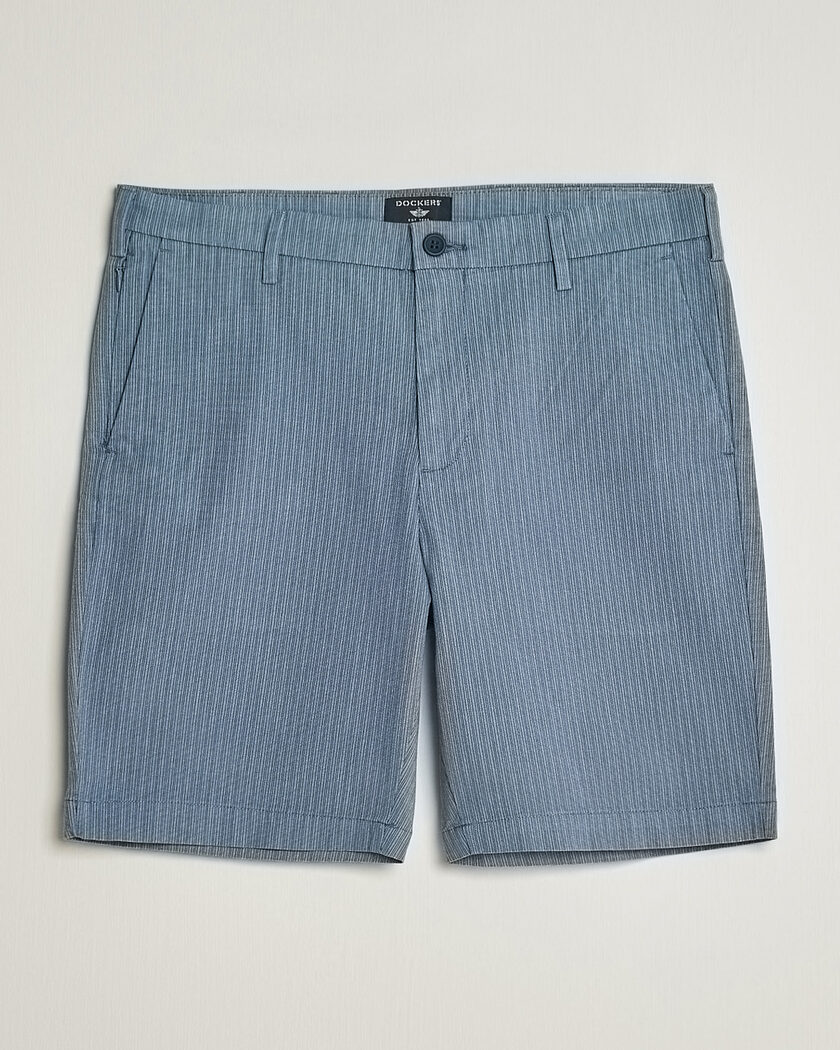 Dockers Slim Cotton/Linen Shorts Bering Sea – Sininen