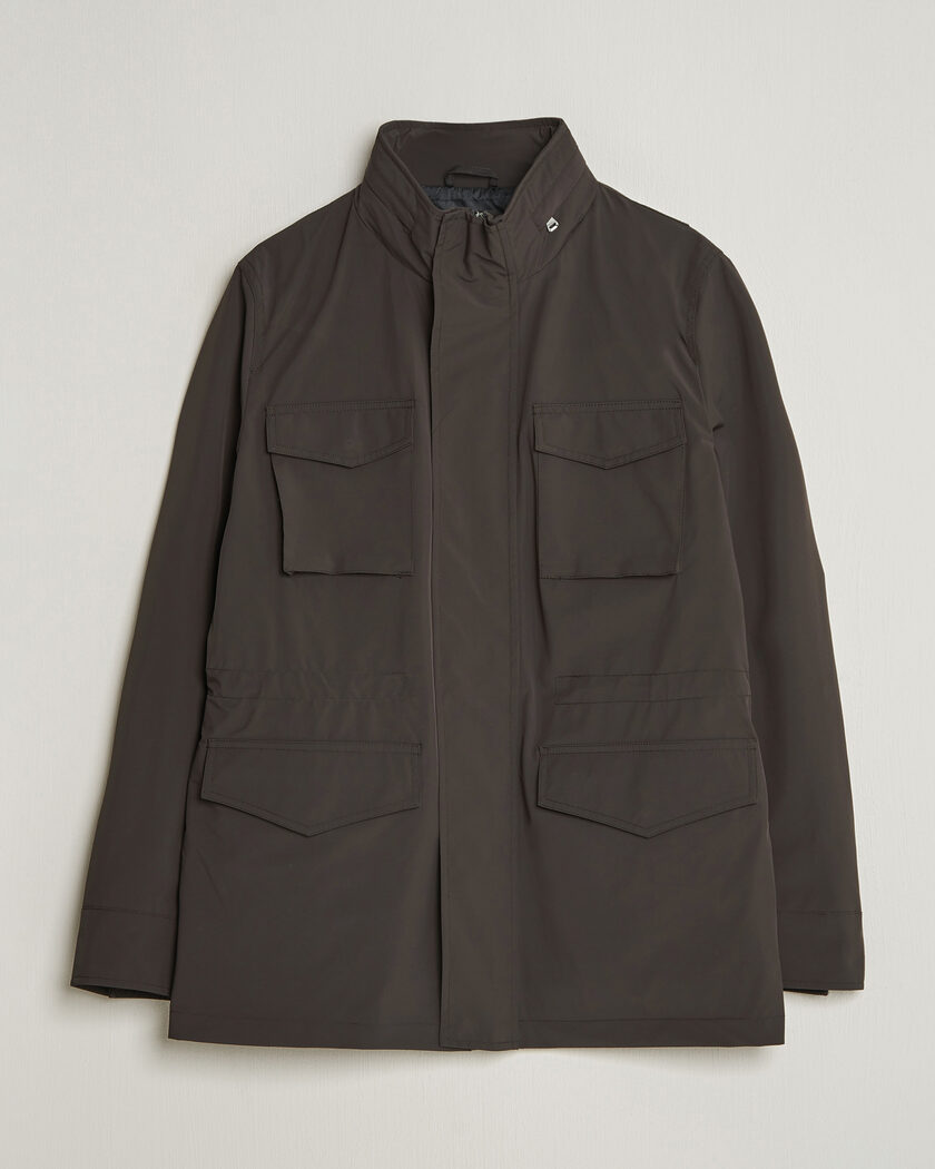 Oscar Jacobson M65 Nylon Field Jacket Brown – Ruskea