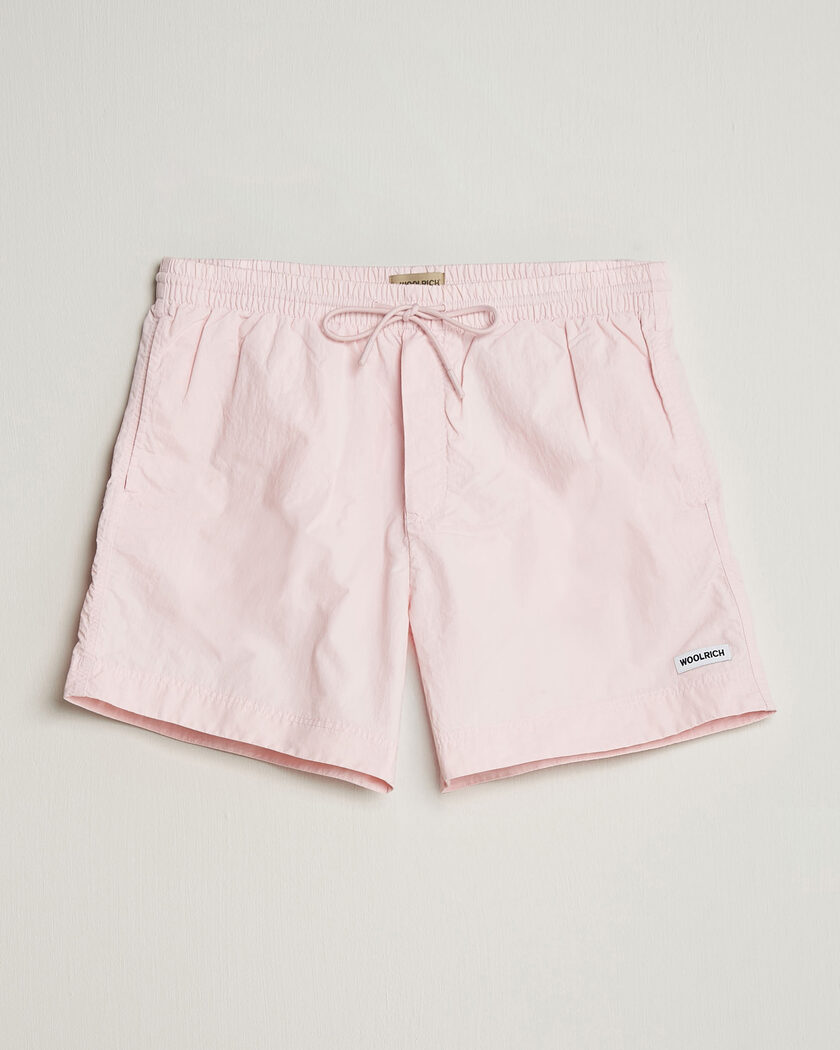 Woolrich Solid Garment Dyed Swimshorts Pale Lilac – Vaaleanpunainen