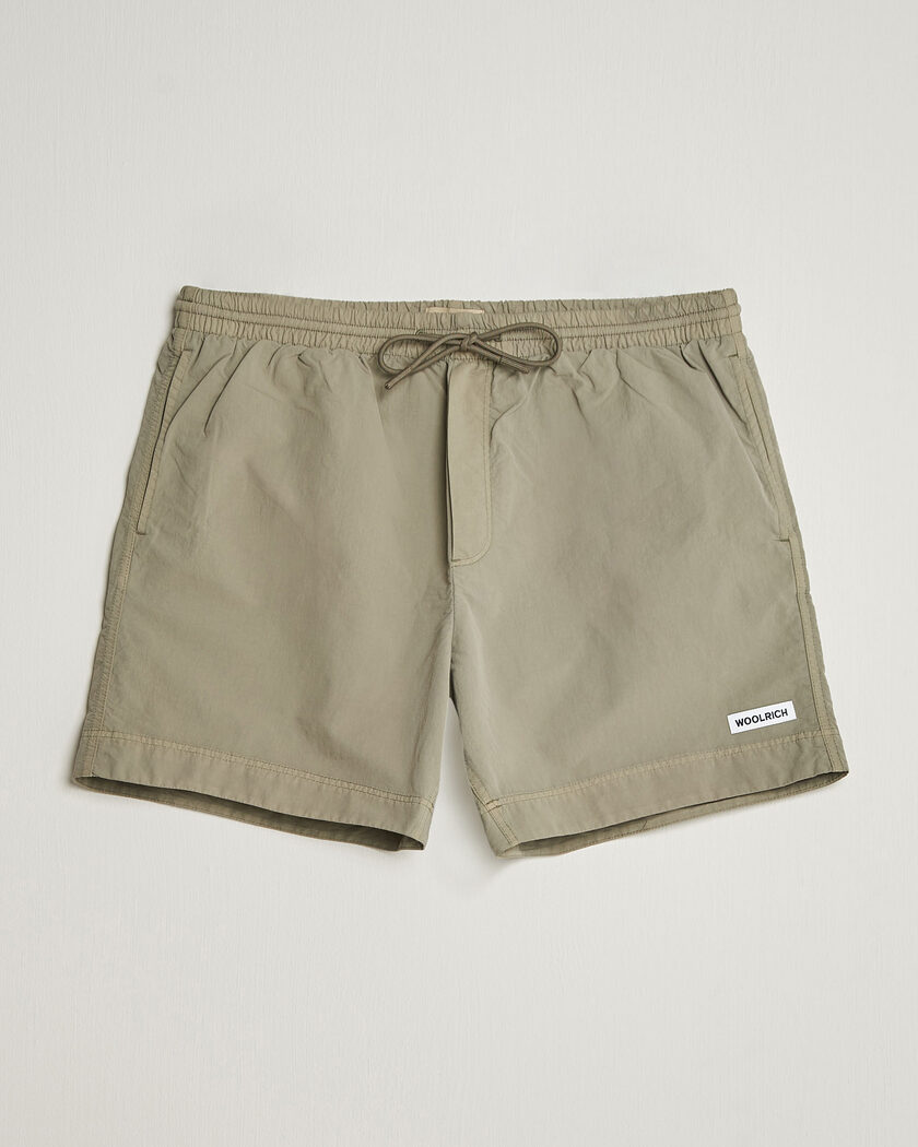 Woolrich Solid Garment Dyed Swimshorts Smokey Olive – Vihreä