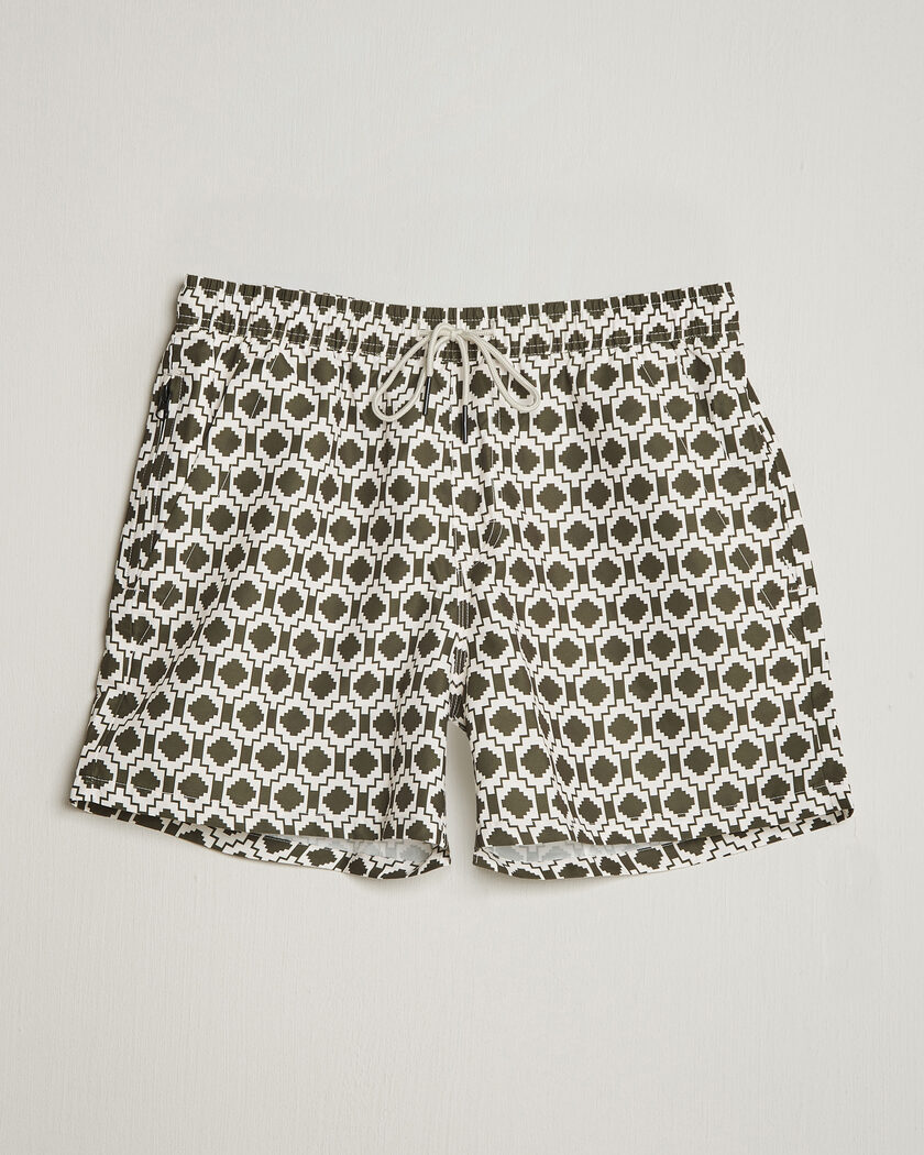 OAS Printed Swimshorts Pine Mitu – Vihreä