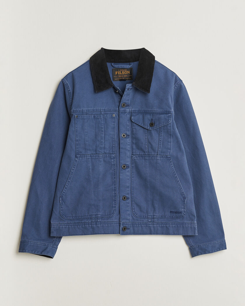 Filson Rustic Canvas Short Cruiser Indigo – Sininen