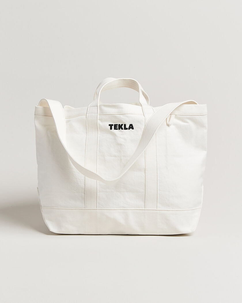 Tekla Beach Bag Ivory – Valkoinen
