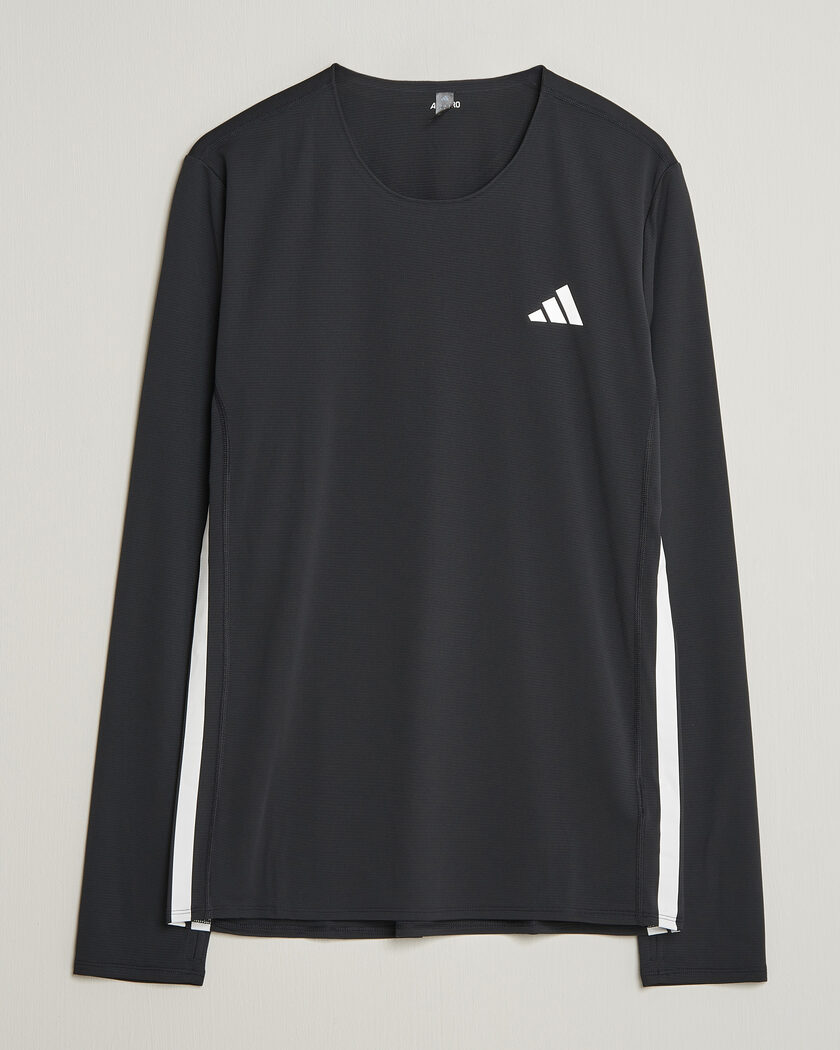 adidas Performance ADIZERO Running Long Sleeve T-Shirt Black – Musta