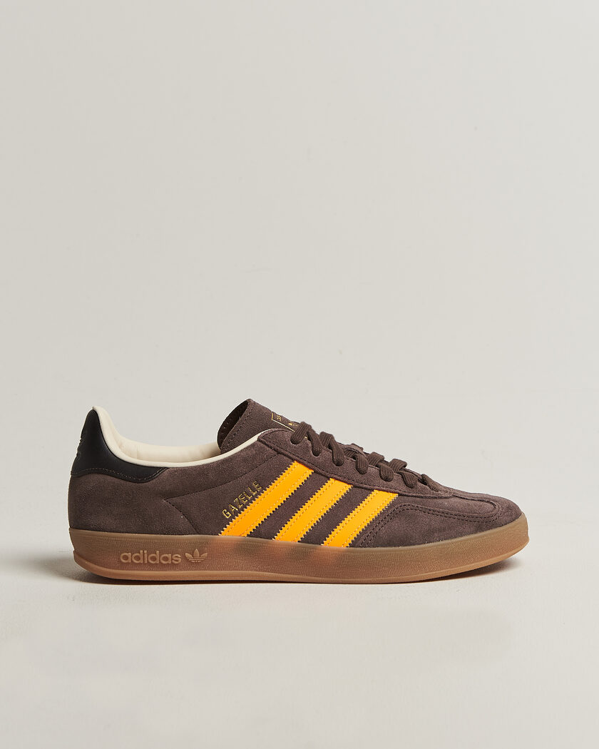 adidas Originals Gazelle Indoor Sneaker Brown/Orange – Ruskea