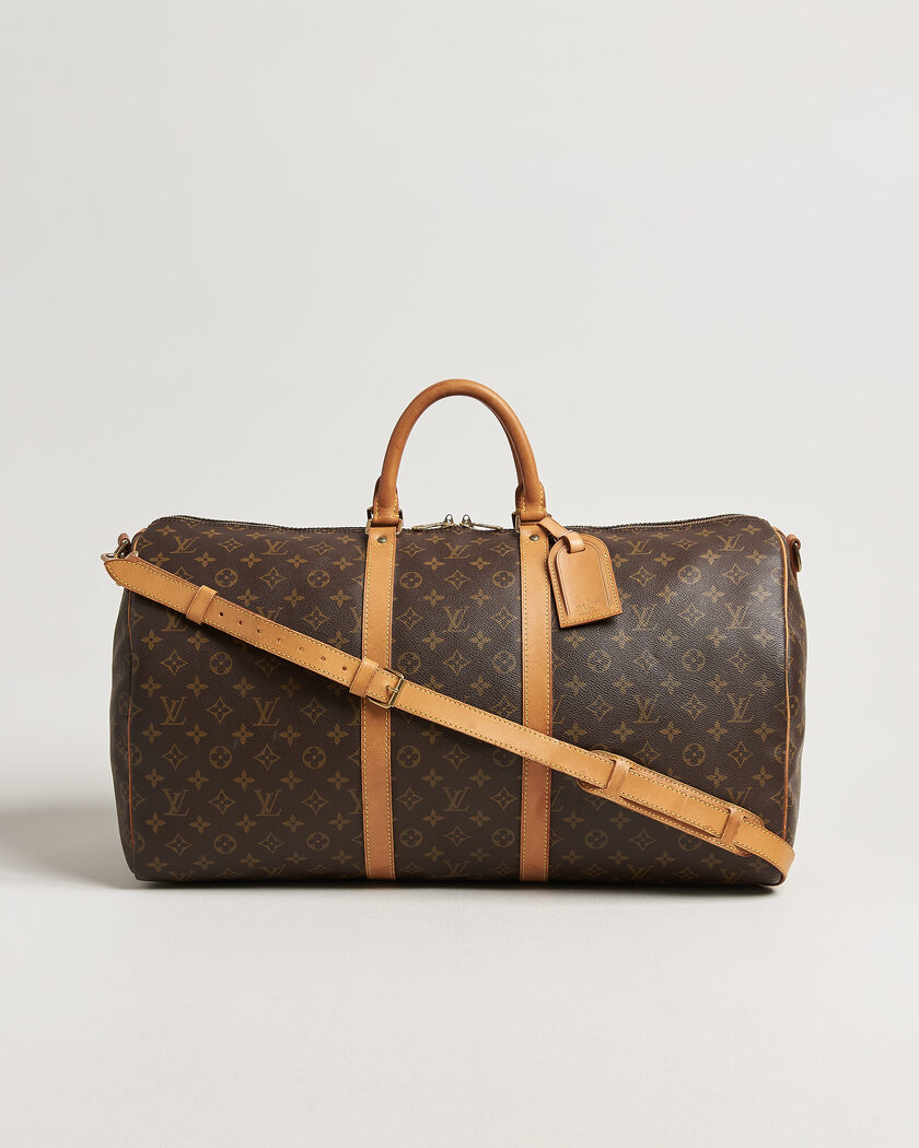 Louis Vuitton Pre-Owned Keepall Bandouliére 55 Monogram – Ruskea