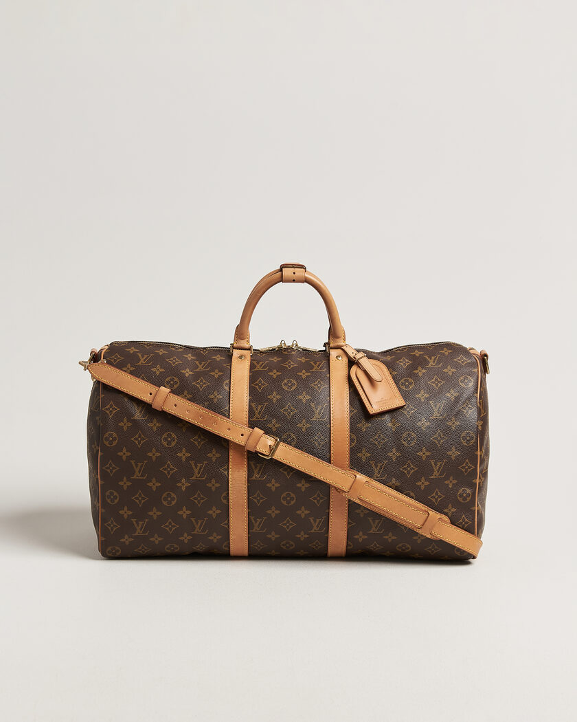 Louis Vuitton Pre-Owned Keepall Bandouliére 50 Monogram – Ruskea
