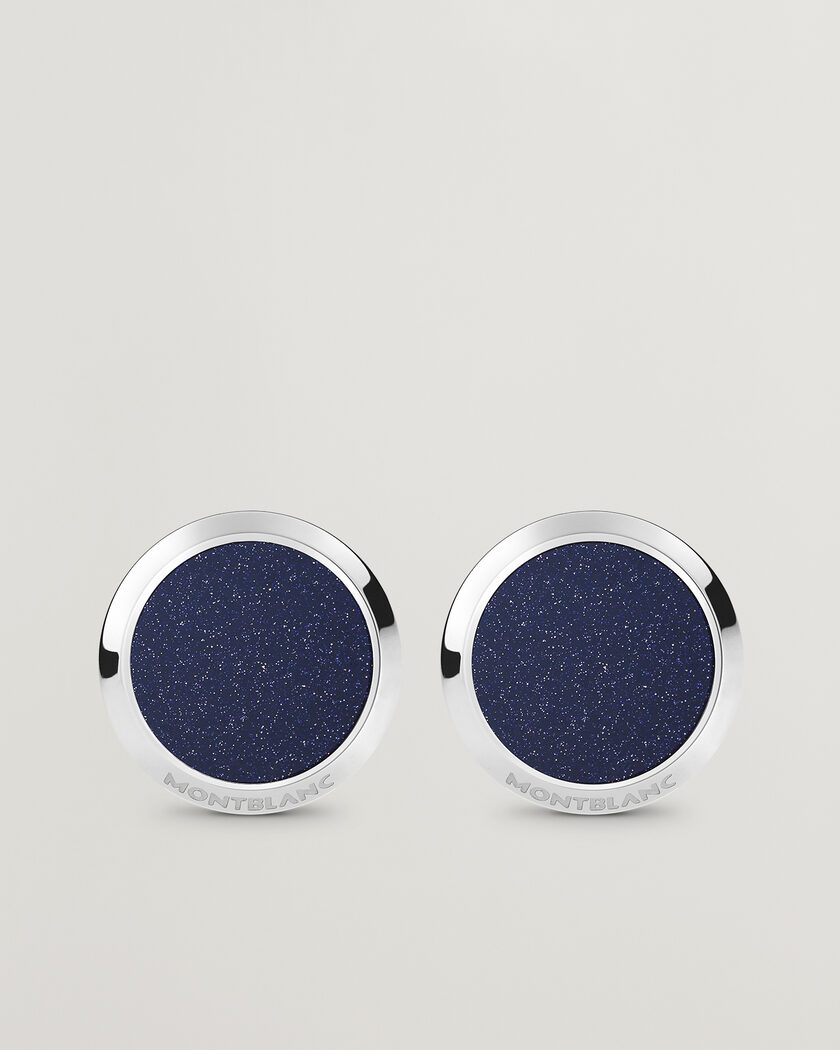 Montblanc Meisterstück Cufflinks Blue Goldstone – Sininen