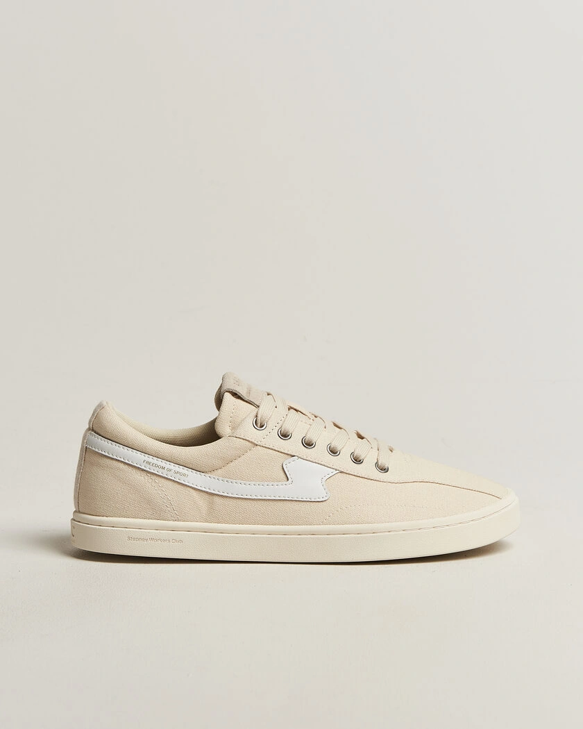 Stepney Workers Club Surma S-Strike Canvas Sneaker Ecru – Valkoinen