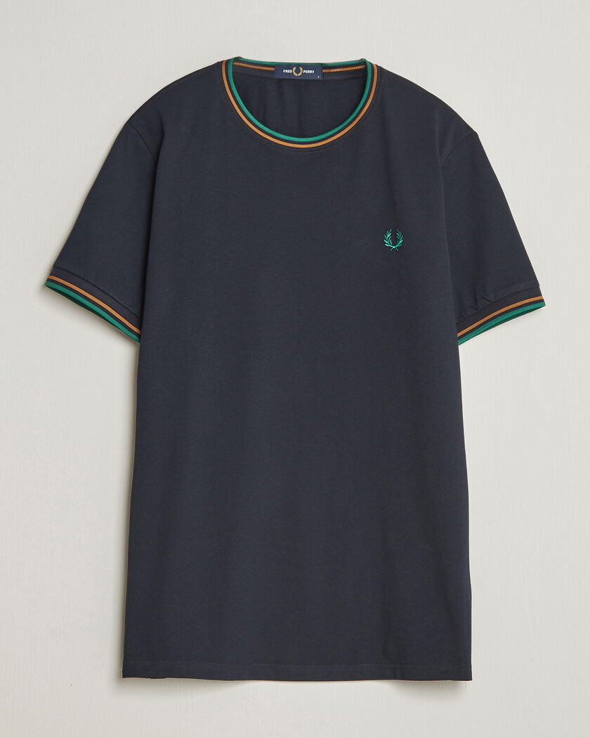 Fred Perry Twin Tipped T-Shirt Navy – Sininen