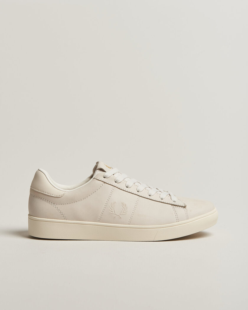 Fred Perry Spencer Nubuck Sneaker Snow White – Valkoinen