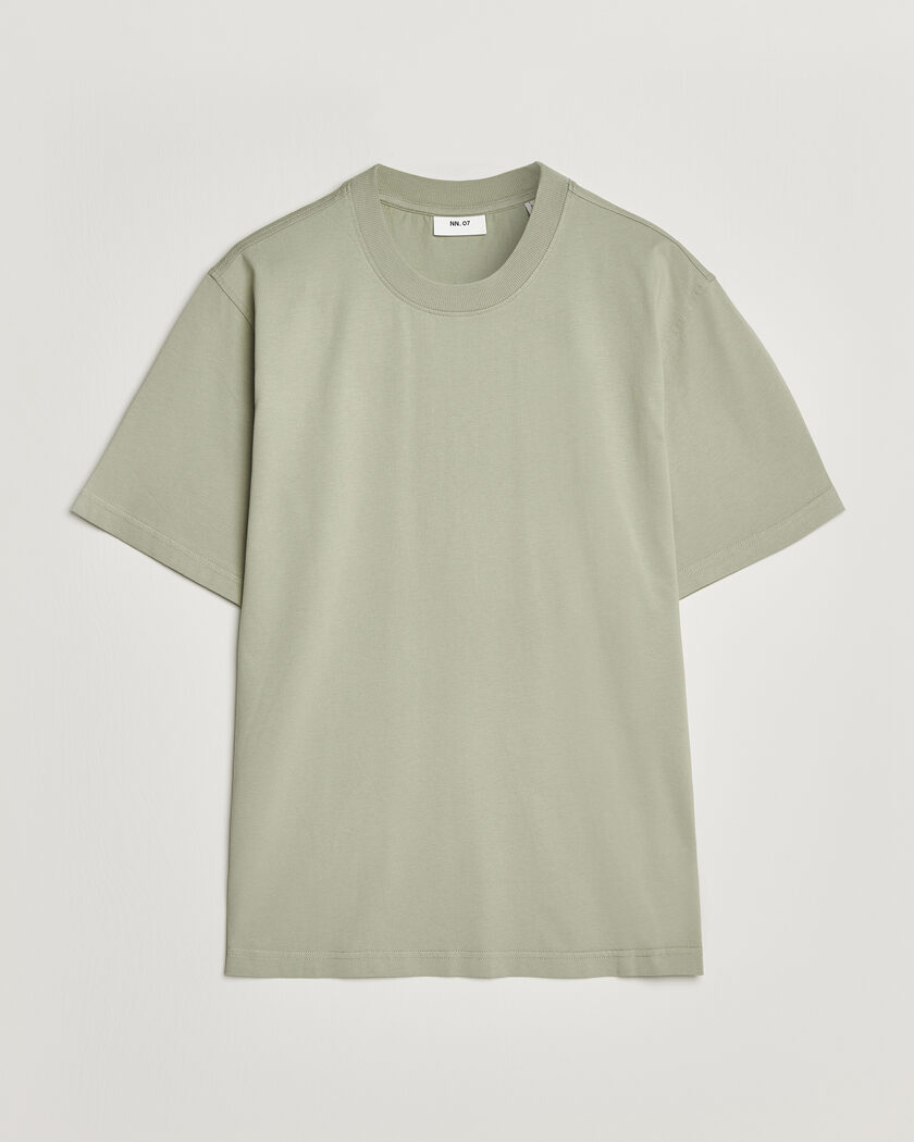 NN07 Adam Crew Neck T-Shirt Sage Green – Vihreä