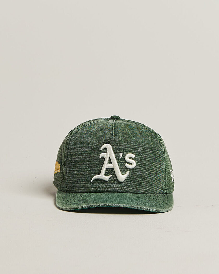 New Era 9Twenty Washed Cotton Cap Oakland Athletics – Vihreä