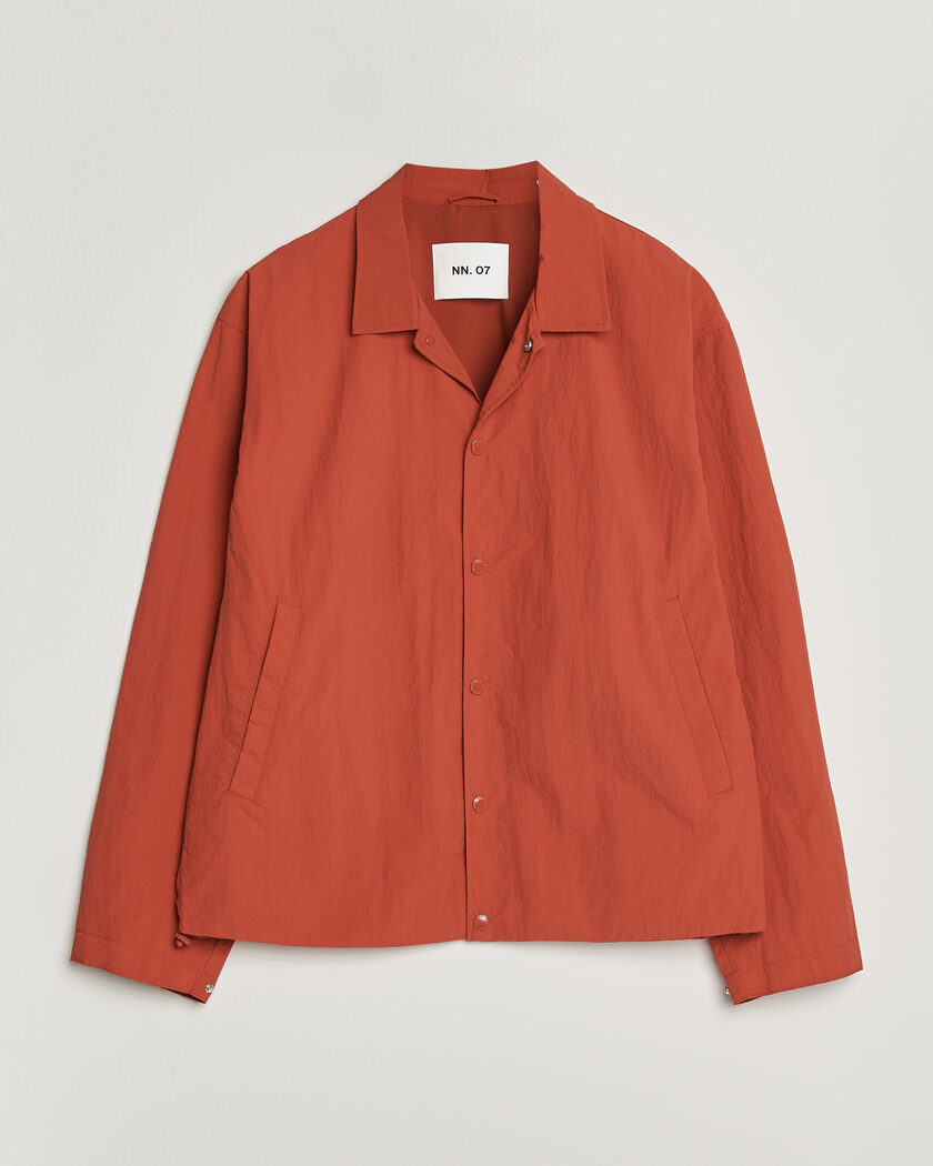 NN07 Frenton Coach Jacket Sienna Heat – Punainen