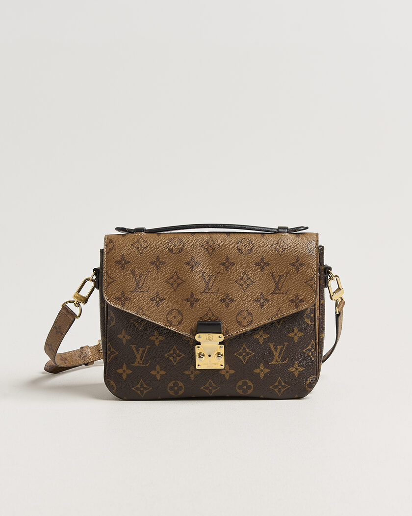 Louis Vuitton Pre-Owned Pochette Métis Reverse Monogram – Ruskea
