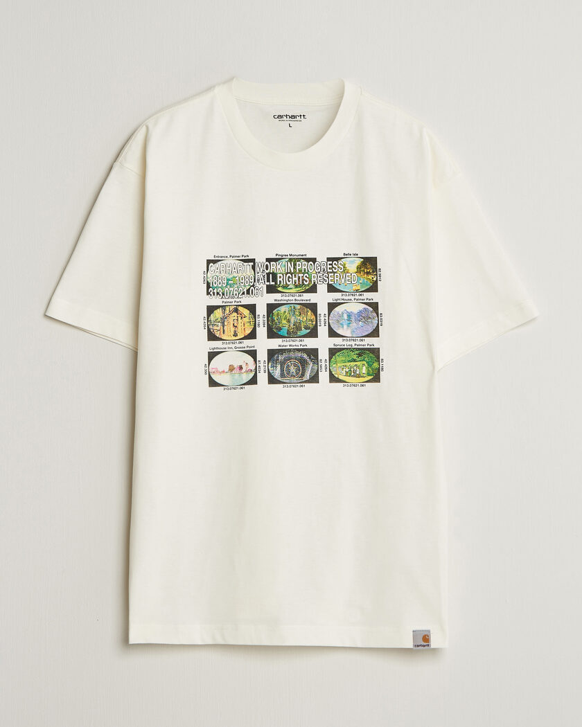 Carhartt WIP Coordinates Printed T-Shirt Wax – Valkoinen