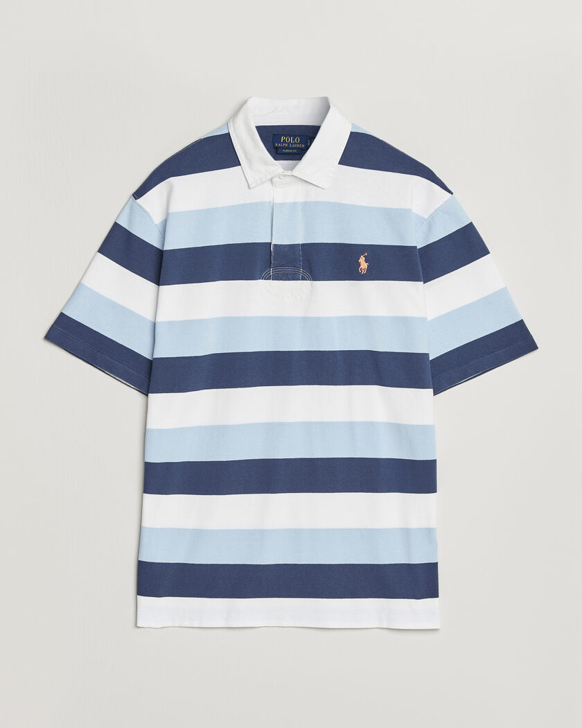 Polo Ralph Lauren Block Stripe Polo Office Blue – Sininen