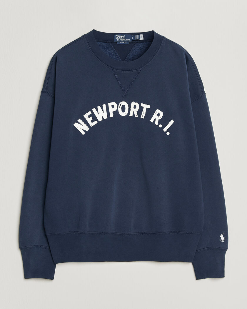 Polo Ralph Lauren RL Printed Sweatshirt Newport Navy – Sininen