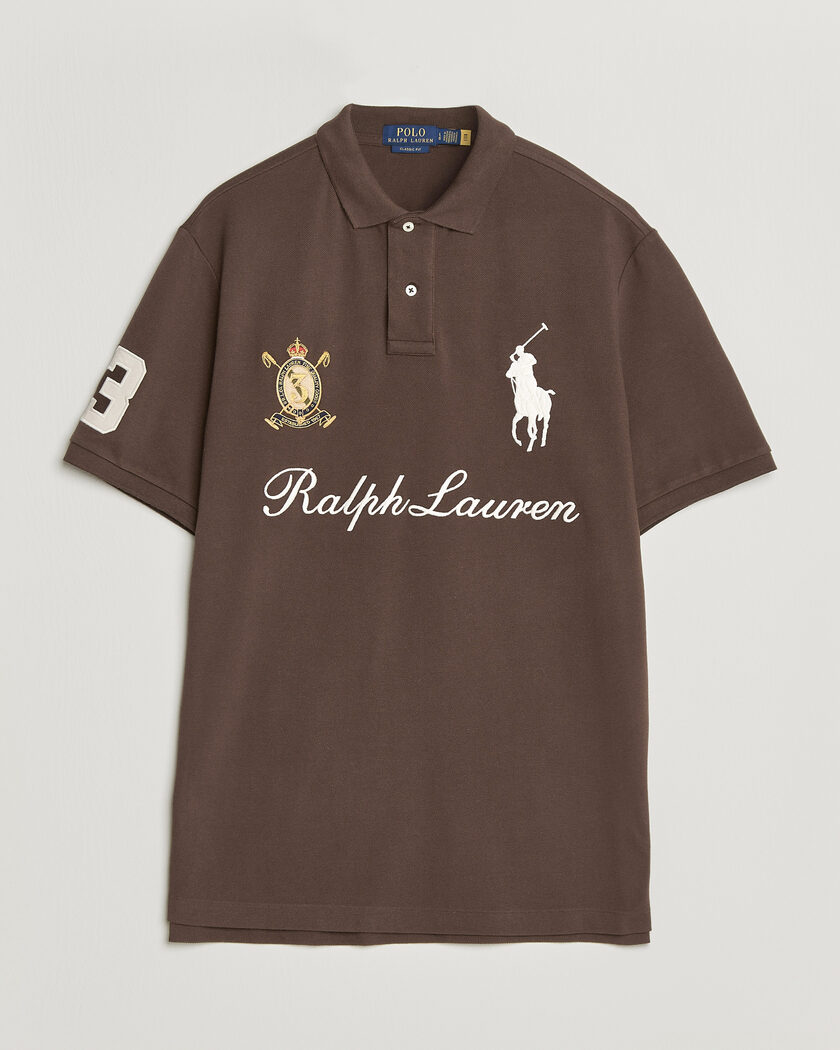 Polo Ralph Lauren Classic Fit Team Polo Nutmeg Brown – Ruskea