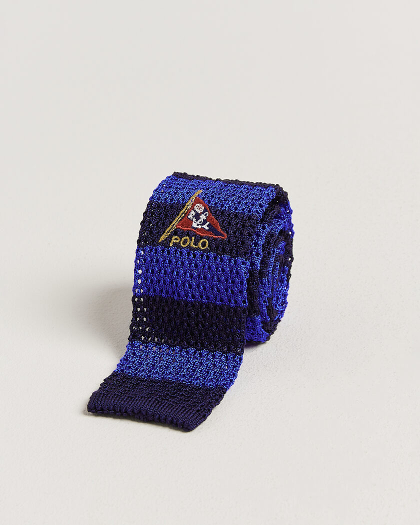 Polo Ralph Lauren Club Stripe Naval Tie Navy/Black – Sininen