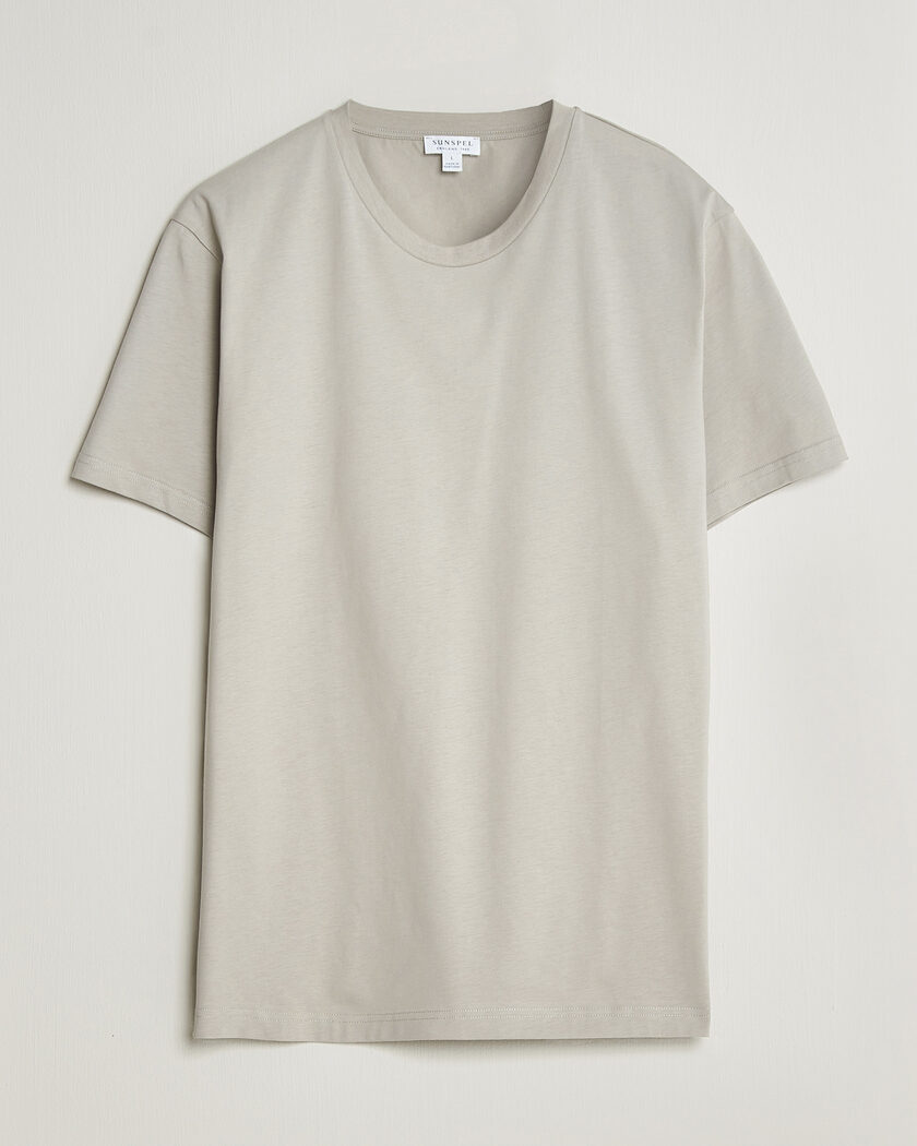 Sunspel Riviera Midweight T-Shirt Ash – Harmaa
