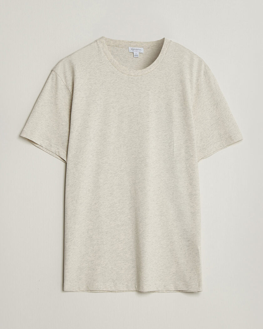 Sunspel Riviera Midweight T-Shirt Archive White – Valkoinen
