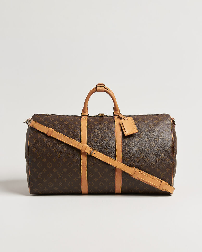 Louis Vuitton Pre-Owned Keepall Bandouliére 55 Monogram – Ruskea