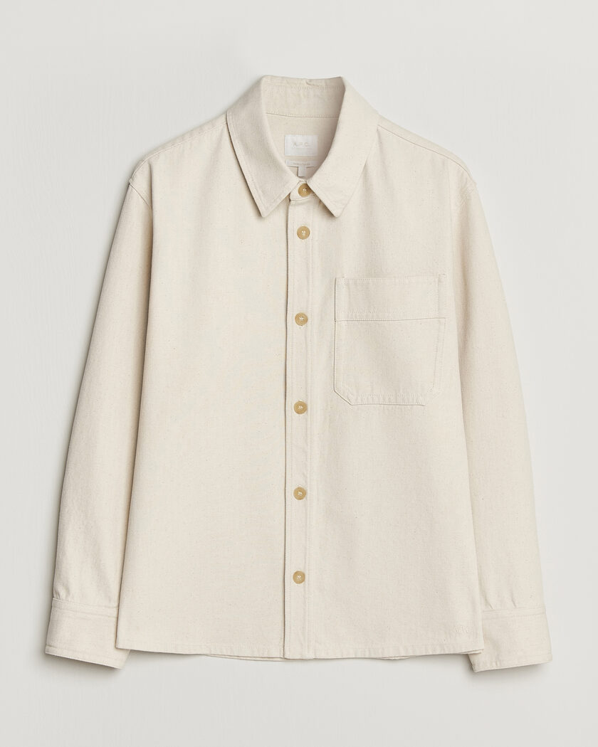A.P.C. Basile Overshirt Off White – Beige