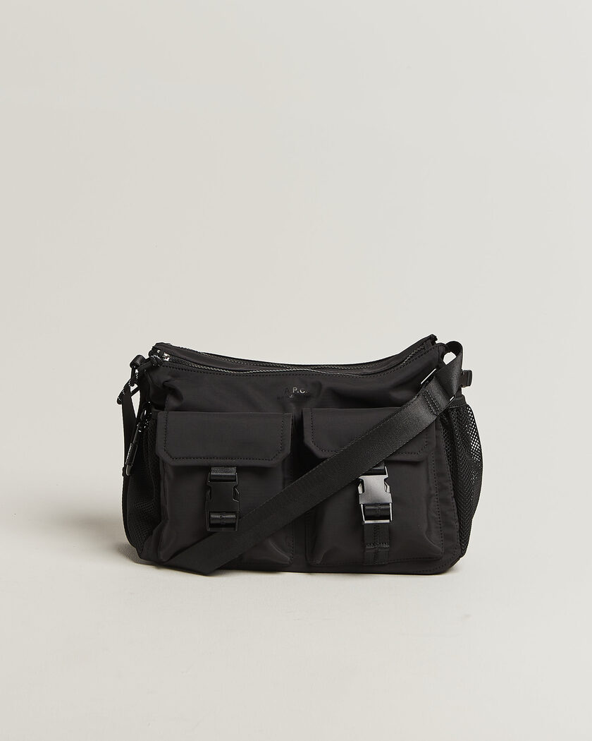 A.P.C. Trek Crossbody Bag Black – Musta