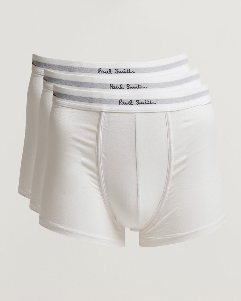 Paul Smith 3-Pack Trunk White – Valkoinen