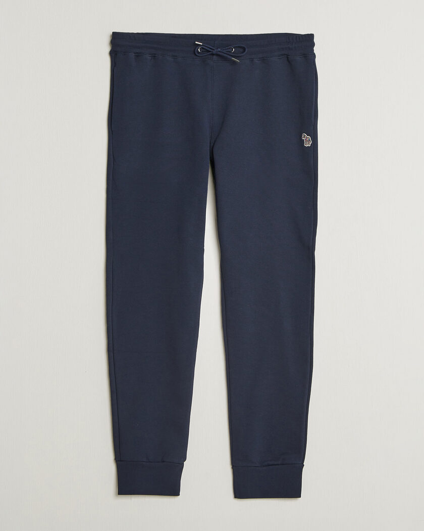 PS Paul Smith Zebra Organic Cotton Sweatpants Navy – Sininen