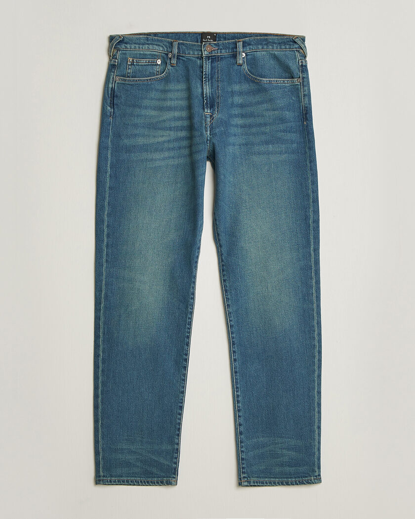 PS Paul Smith Relaxed Tapered Fit Jeans Vintage Blue – Sininen