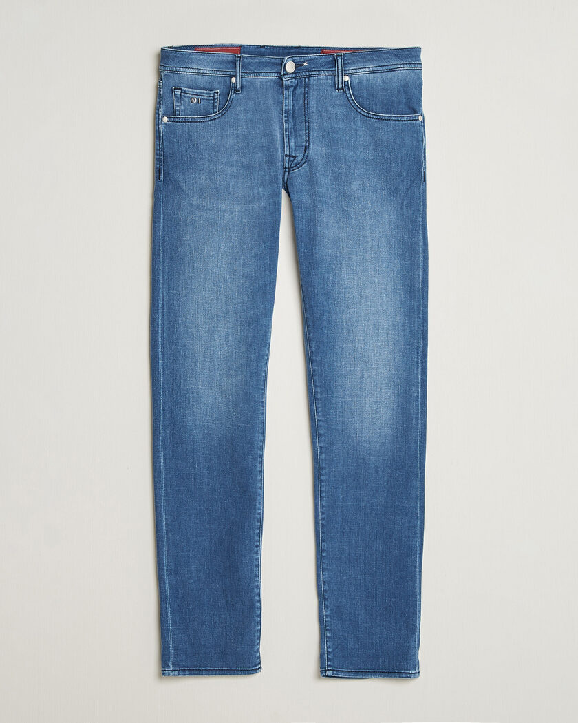 Tramarossa Michelangelo Stretch Relax Jeans Mid Blue – Sininen