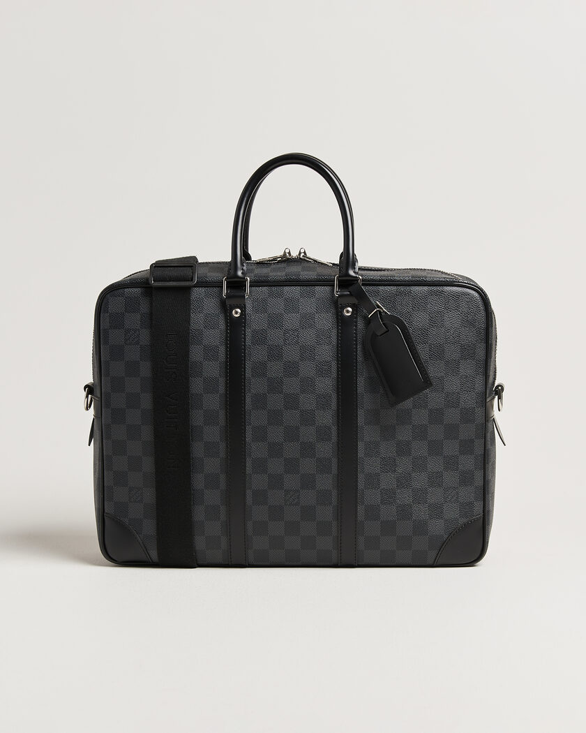 Louis Vuitton Pre-Owned Porte Documents Voyage Damier Graphite – Harmaa