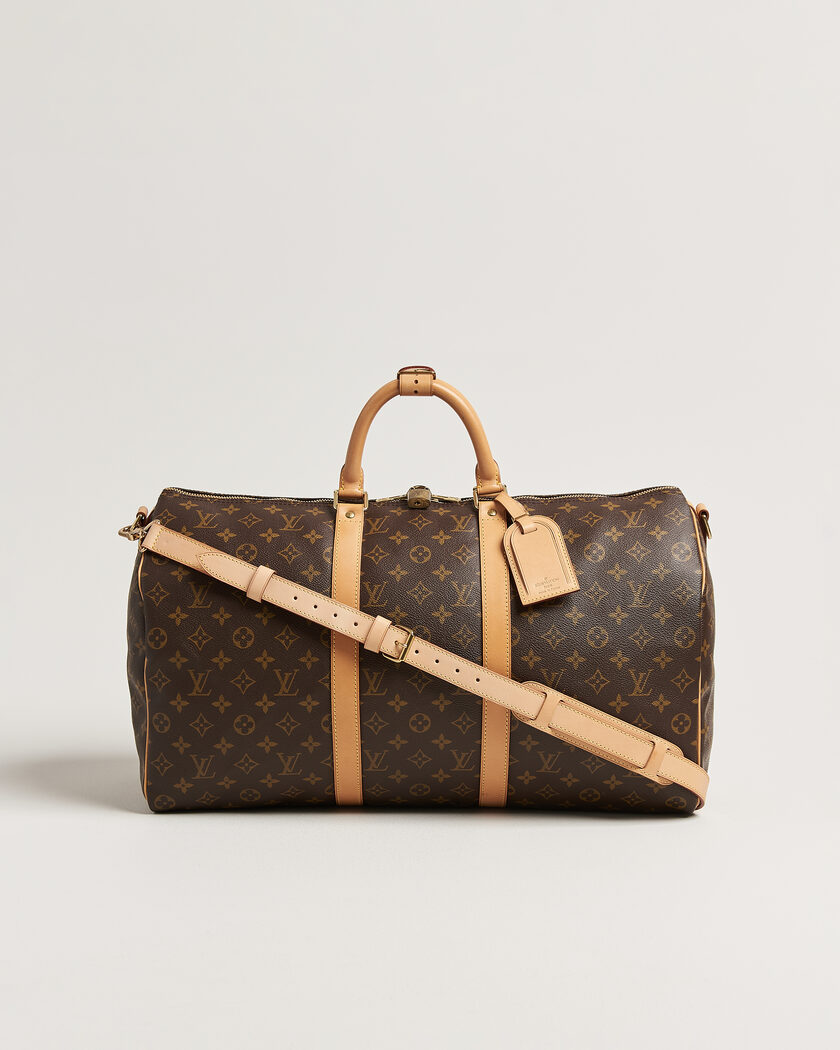 Louis Vuitton Pre-Owned Keepall 50 Bandouliére Monogram – Ruskea