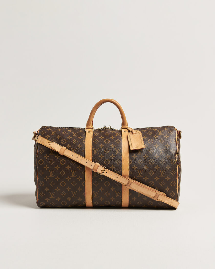 Louis Vuitton Pre-Owned Keepall 50 Bandouliére Monogram – Ruskea