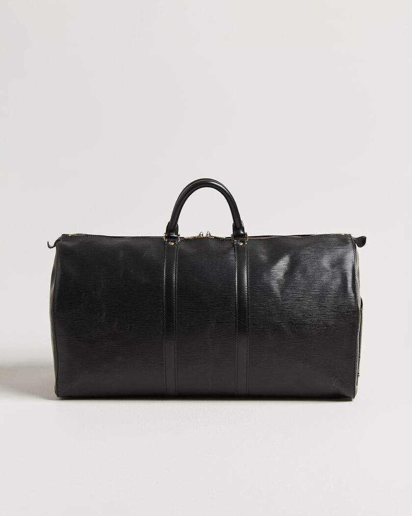 Louis Vuitton Pre-Owned Keepall 55 Epi Leather Black – Musta