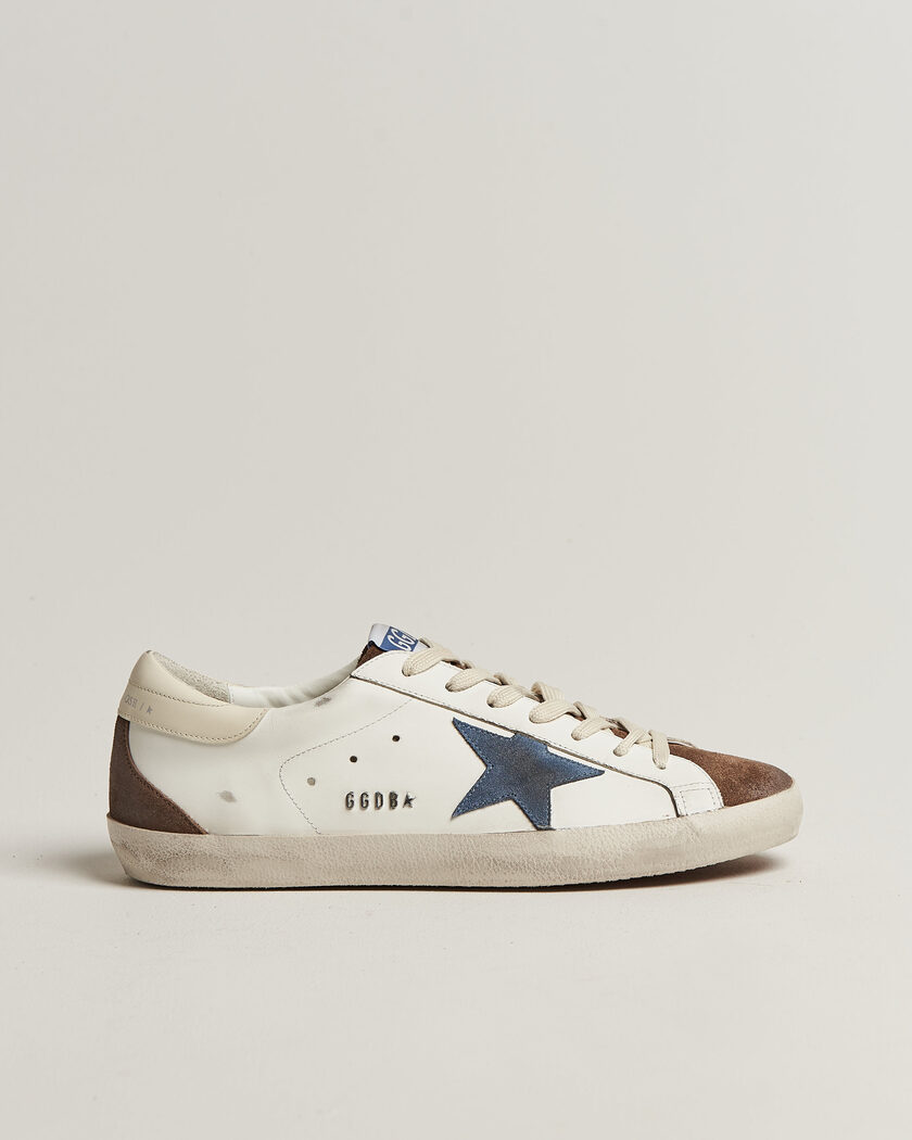 Golden Goose Super-Star Sneakers White/Denim – Valkoinen