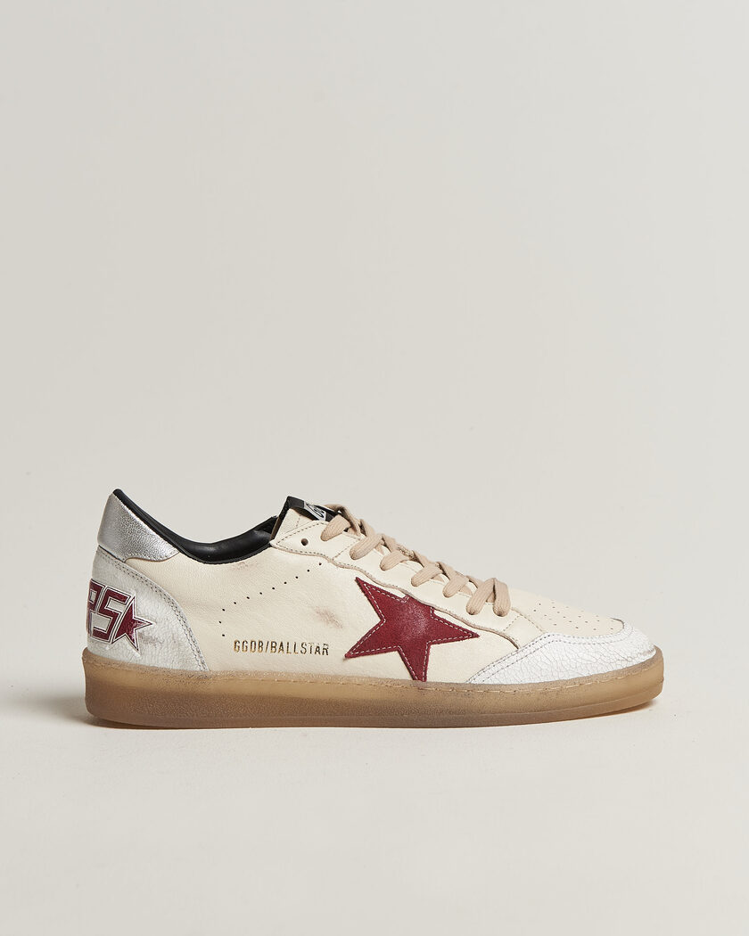 Golden Goose Ball Star Sneakers White/Red – Valkoinen