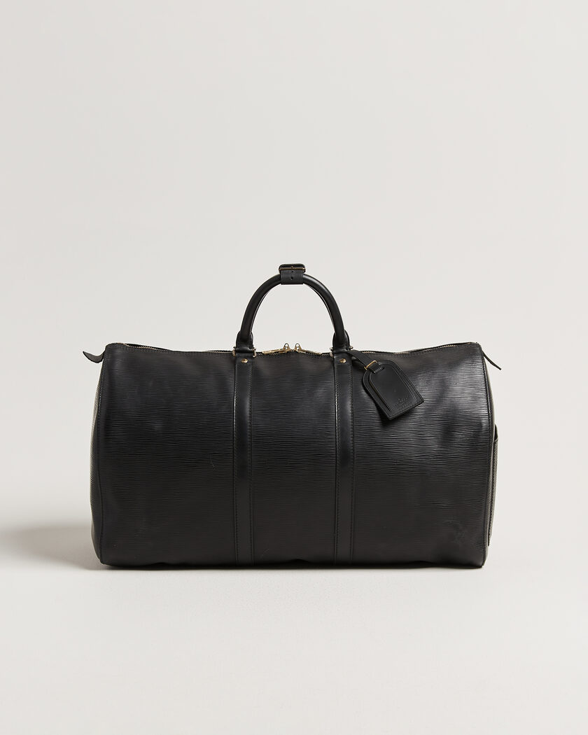 Louis Vuitton Pre-Owned Keepall 50 Epi Leather Black – Musta