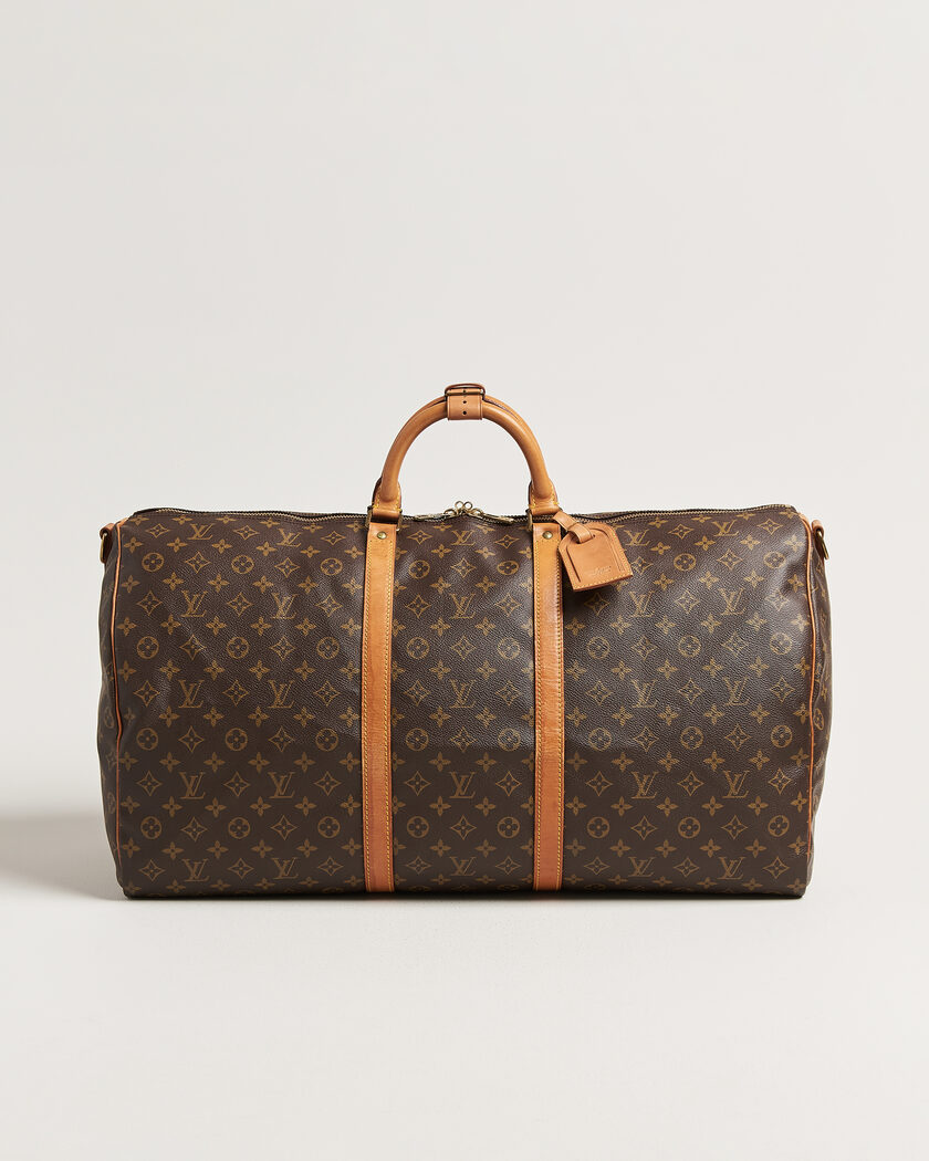 Louis Vuitton Pre-Owned Keepall 60 Bandouliére Monogram – Ruskea